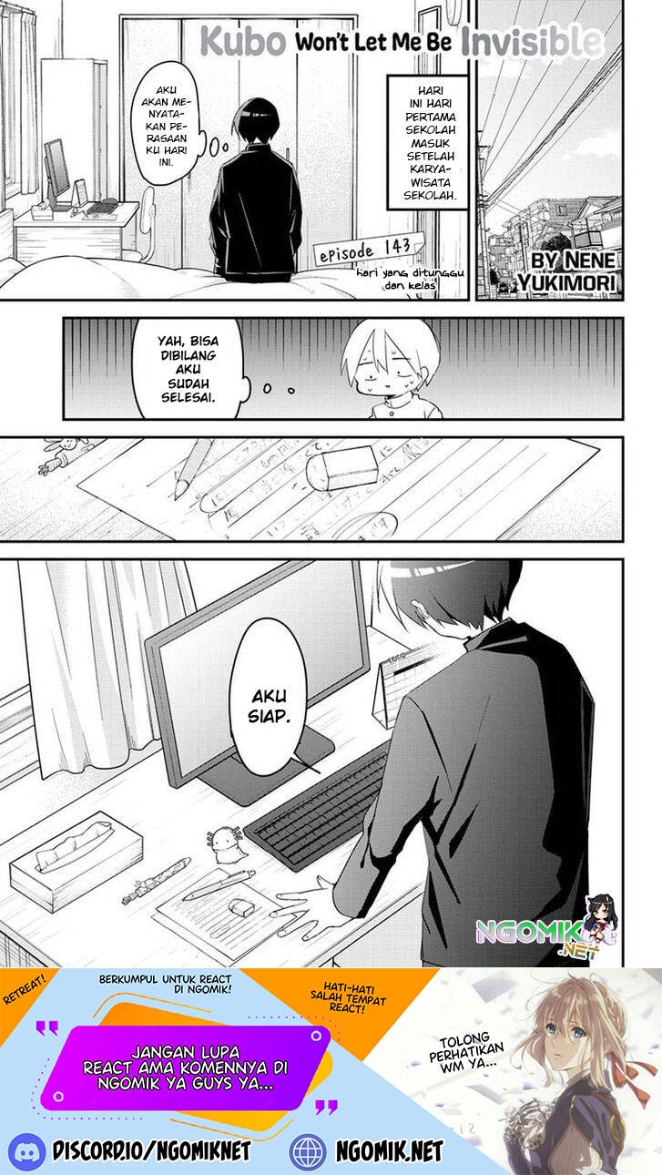 Kubo-san wa Boku (Mobu) wo Yurusanai Chapter 143 Gambar 2